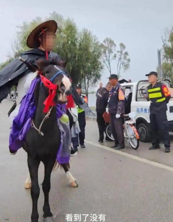 盈为国际 极目锐评丨古装男子骑马硬闯洱海生态廊道，仗剑走天涯也该守规矩